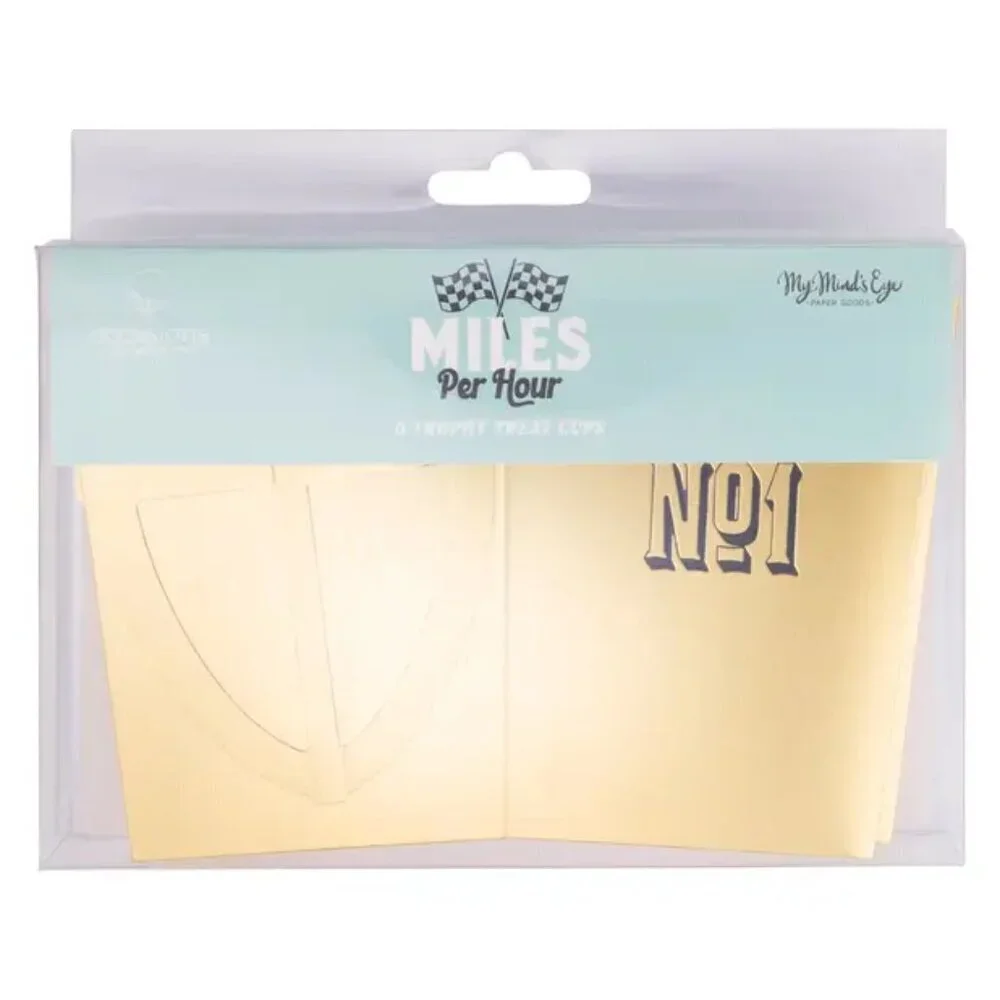 NWT - Gold Trophy Treat Paper Cups – with Black No1 embossed